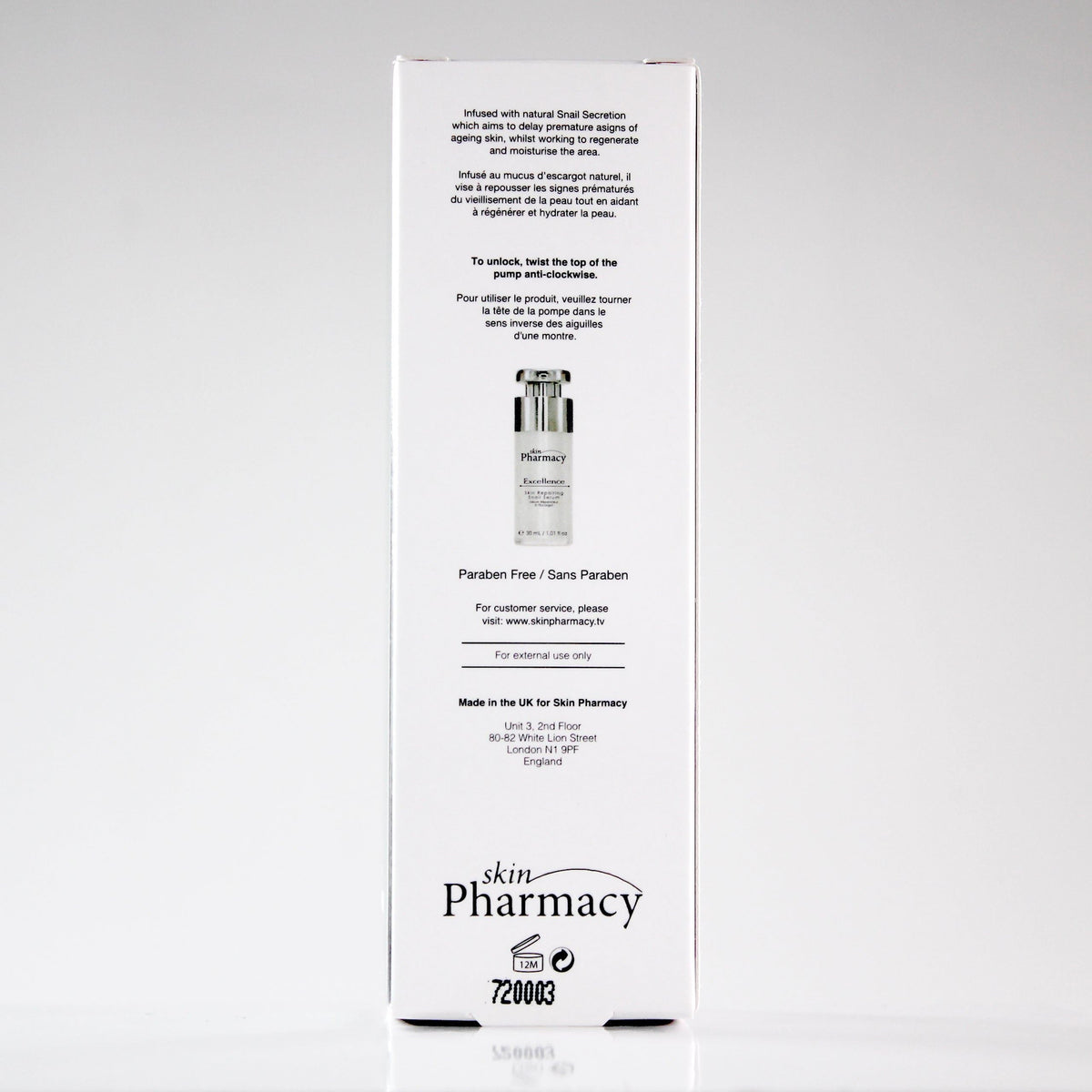 Excellence Skin Repairing Snail Serum 30ml
