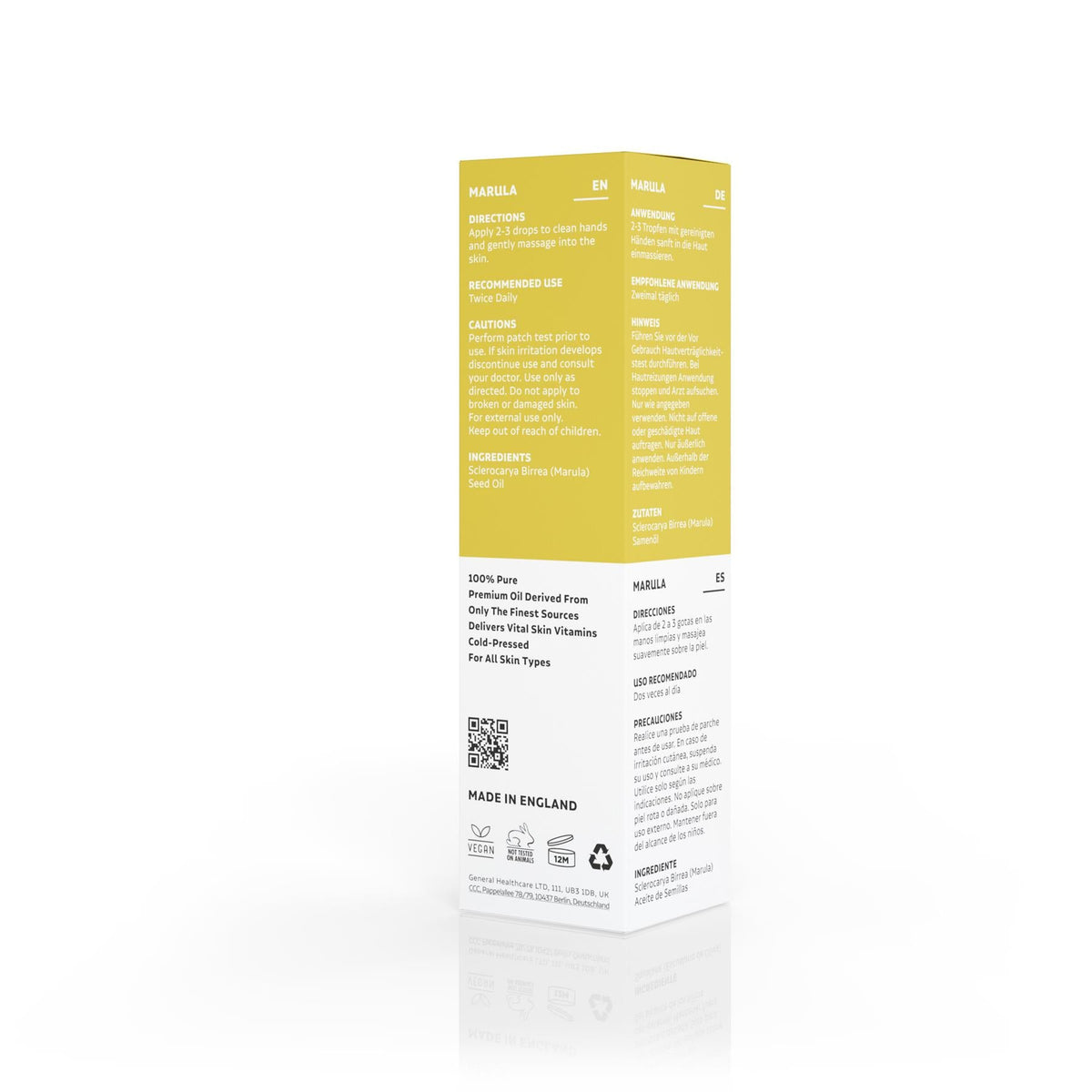 Dermavitamins 100% Pure Marula Oil