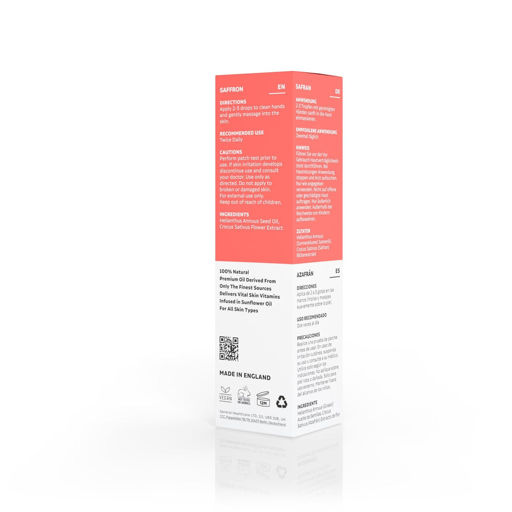 Dermavitamins 100% Natural Saffron Solution Oil