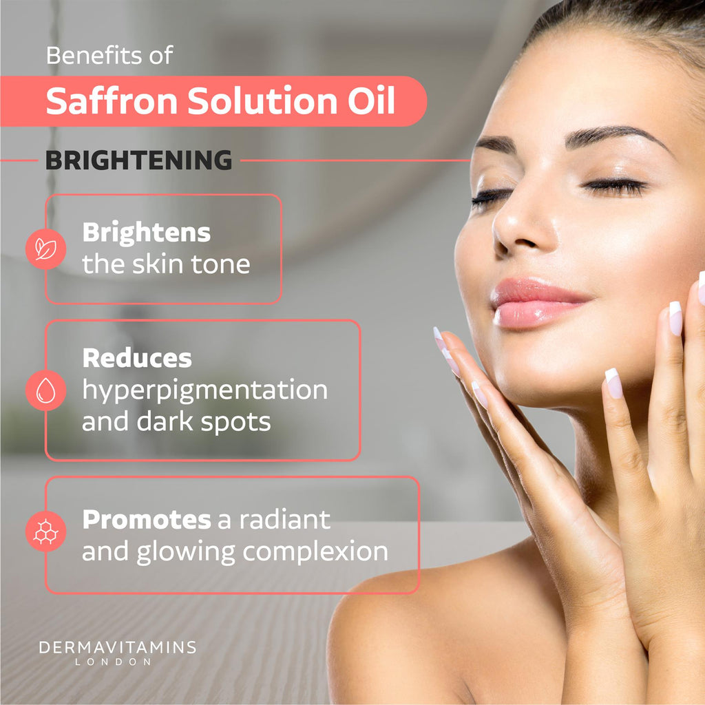 Dermavitamins 100% Natural Saffron Solution Oil