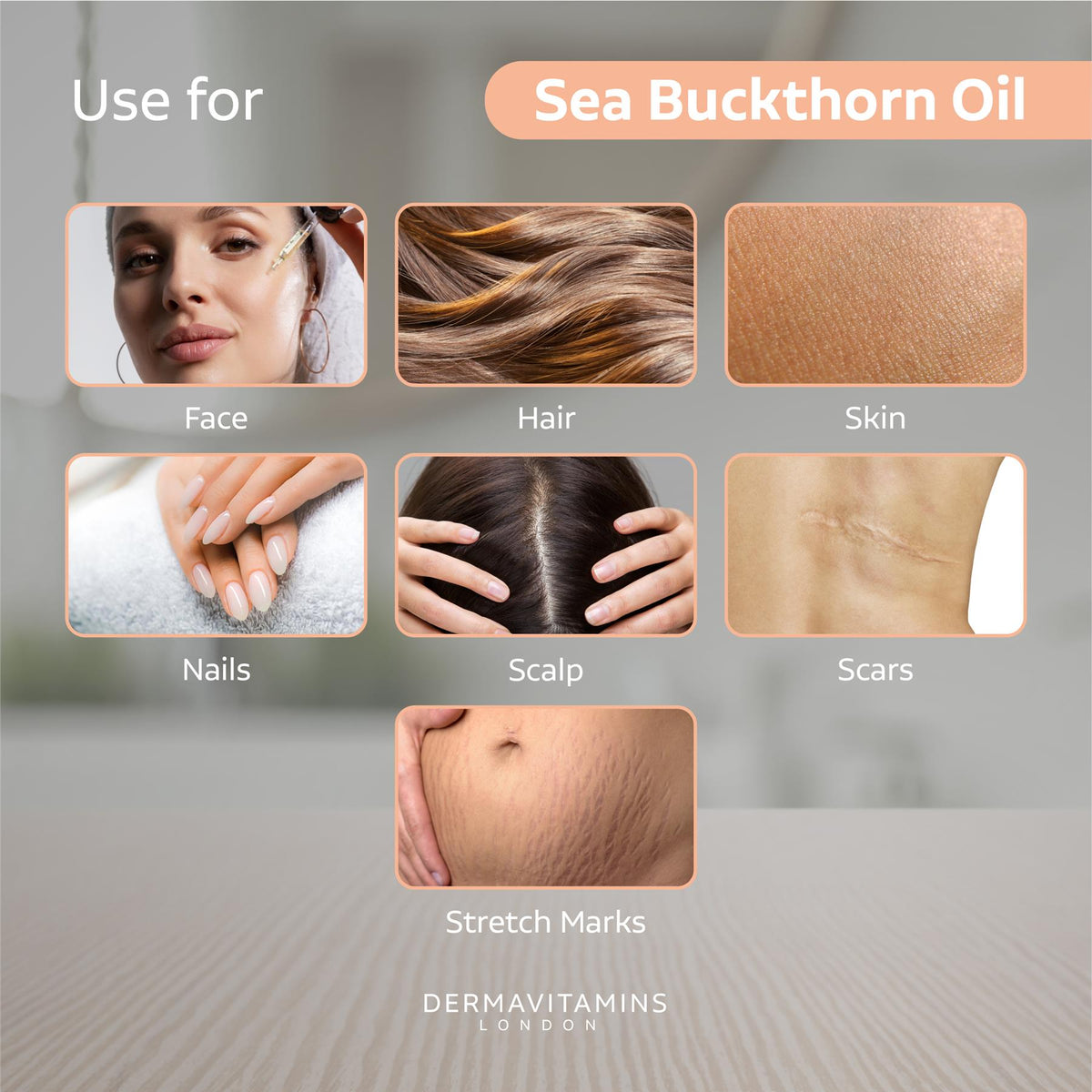 Dermavitamins 100% Pure Sea Buckthorn Oil