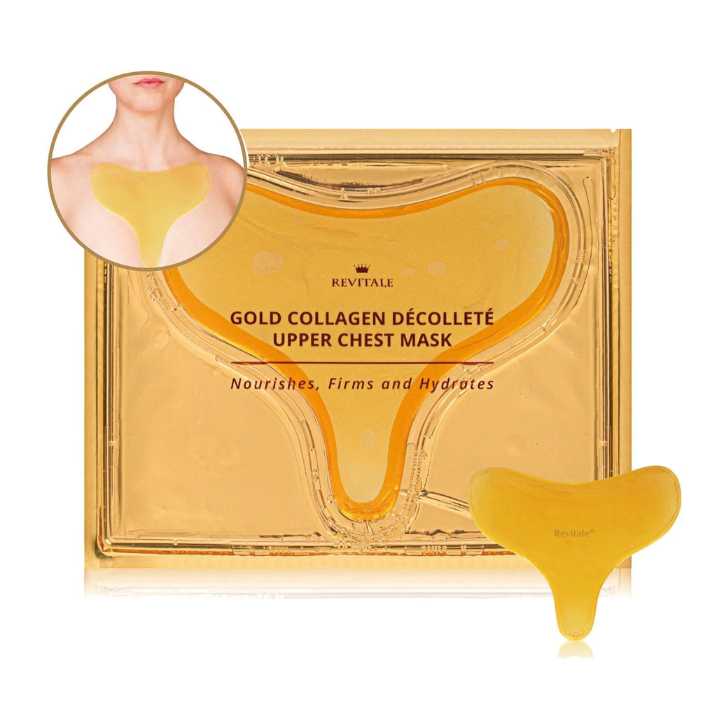 Revitale Gold Beauty Masks Set - Face, Under Eye, Chest (12 Masks)